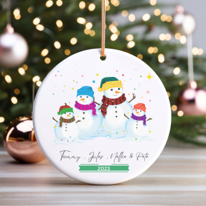 A Custom Christmas Ornament for the Whole Family