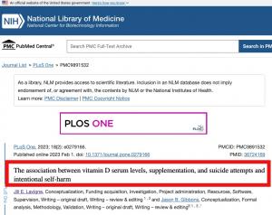 National Library Of  Medicine Article