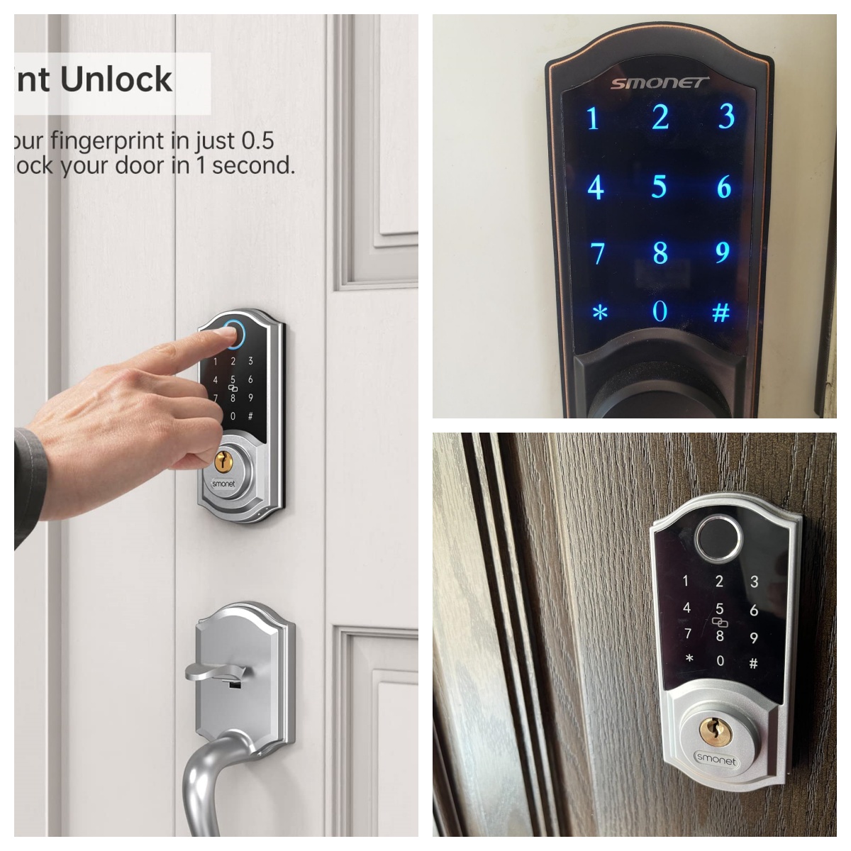 Elevating Home Security: SMONET Smart Door Locks for American Homes in 2024