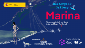 Details of the 'Marina' art Exhibtion by Surfergirl Gallery and RealNifty