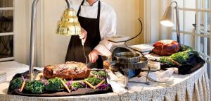 Grand Galvez chefs hand carve a selection of delicious menu items