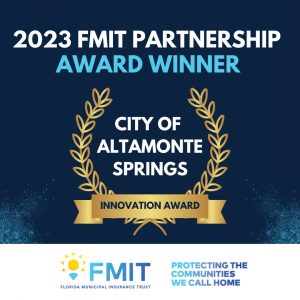 Graphic Illustration of City of Altamonte Springs FMIT Innovation Award