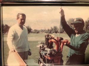 Mahoney and Sinatra golfing