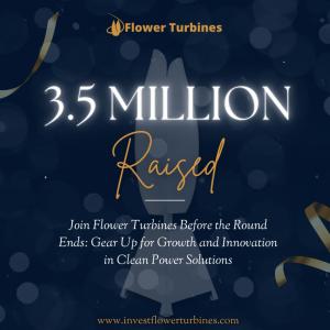 $3.5M raised by Flower Turbines