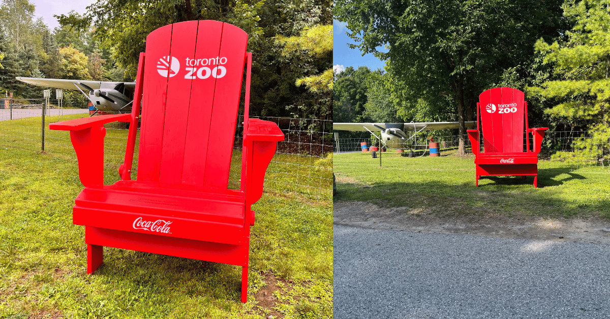 Giant Adirondack chair added to Bombardier Park