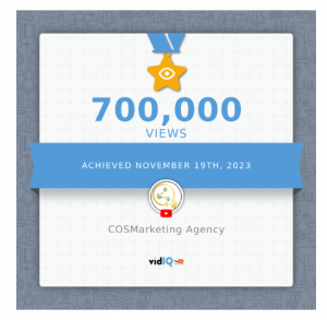 COSMarketing Agency on YouTube