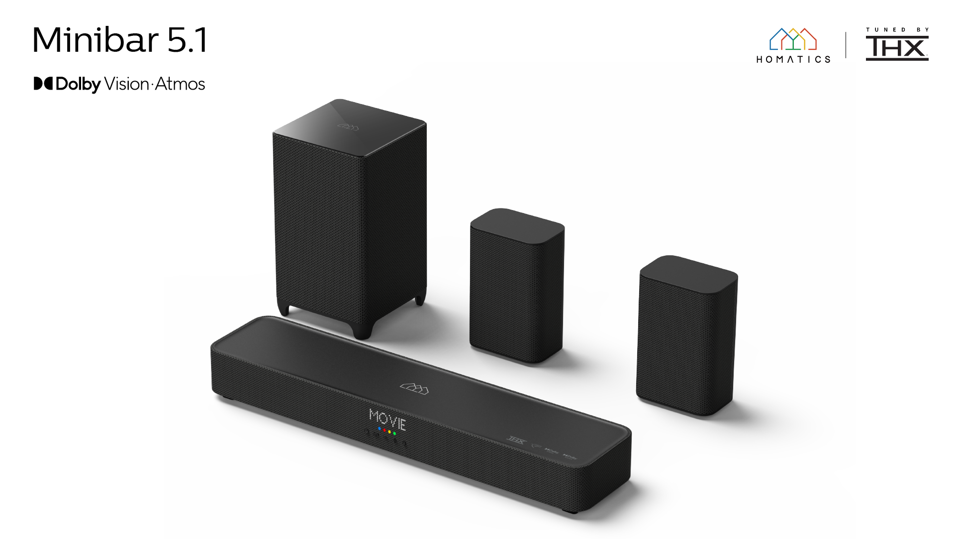Homatics Minibar 5.1:A Leader in Dolby Atmos Home Theater