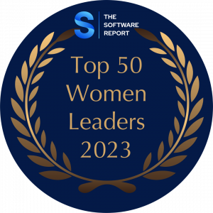 Top 50 Women Leaders in SaaS in 2023 badge