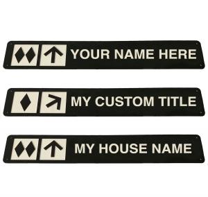 TRAPSKI Custom Ski Trail, Home Decor, Cabin, Trail Head, Door Signs