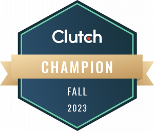 Clutch Champion 2023 logo