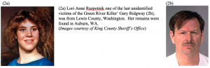Lori Anne Razpotnik (left), was a victim of Gary Ridgway (right).  Ridgway was known as the Green River Killer - one of the most prolific serial killers in the US.
