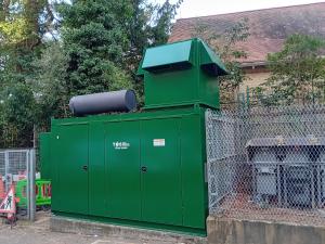 An image of the generator installed at BCP Council
