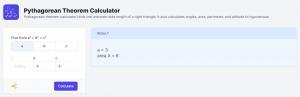 Pythagorean Theorem Calculator