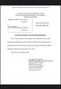 20143321 notice of dismissal