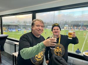 Layover Guys at the Match 1