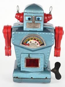 Blue Diamond Planet Robot