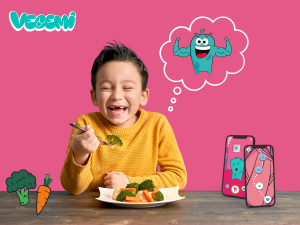 Vegemiapp inspires young children to eat more veggies and fruits