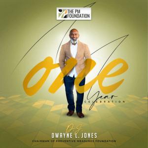 Dwayne L. Jones, Chairman of The PM Foundation Celebrating One Year of Achievement