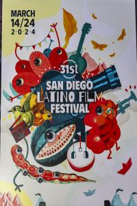 San Diego Latino Film Festival Winning poster '25
