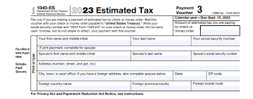 IRS 1040-ES Tax Form Instructions and Printable Forms for 2023 and 2024 ...