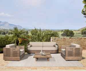 Armen Living is transforming the outdoor space into a haven of relaxation with the Vivid Outdoor Patio Seating Collection, a harmonious trio that redefines modern outdoor luxury.