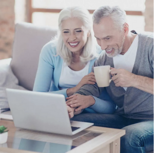 Couple at Computer