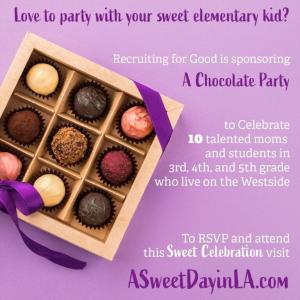 Love to Play in LA and Party for Good Join The Beauty Foodie Club sponsored by Recruiting for Good. Participate in referral program to earn invites for exclusive events and invite your favorite plus one. www.ASweetDayinLA.com