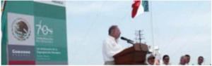 Pemex Director General Jesús Reyes Heroles at the 70th Anniversary of the Oil Expropriation in 2008