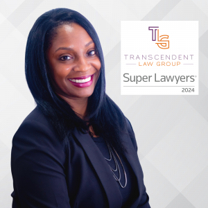 photo of Attorney Michelle D. Craig with Transcendent Law Group and Super Lawyers logo.
