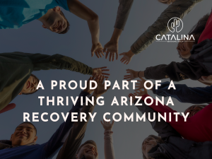 Hands together shows the concept of Arizona offers a thriving recovery community