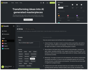 OmniAI.Club Landing Page & Dashboard View