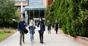 GCC Students Walking