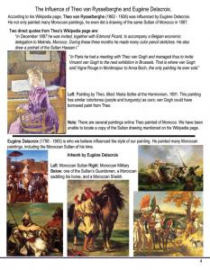 Vincent van Gogh - The Sultan of Morocco Booklet pg 4