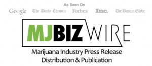 MJbizwire.com distributes press releases to hundreds of major publications for marijuana-related businesses.