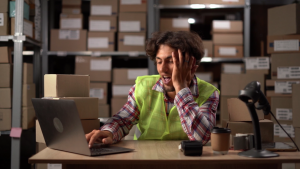 Yawning Employee