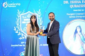 #youngesttechnologist #Drishafarha #drishafarhaquraishy #ishafarhaquraishy #Leadershipfederation #technopreneur #beautywithbrain