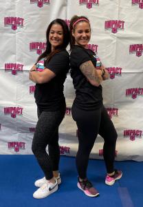 Two sisters in the gymnastics business