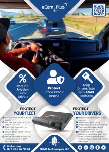 eCam Plus, a state-of-the-art dashboard camera system tailored to elevate driver safety and accountability eCam Plus delivers video and telematics in an affordable, plug-and-play device. $39.99/mo includes API Road Dash Cam.