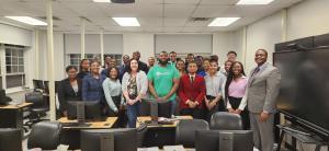 Langston Business School Computer Science Club hosts Paycom for students' professional development.