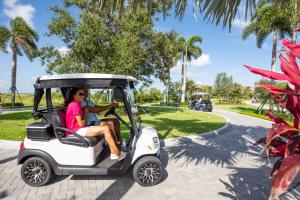 Riverland's Unique Paseo and Greenways Offering Eco-Friendly Pathways for Walking, Biking, and Golf Carts in Port St. Lucie's Premier 55+ Community.