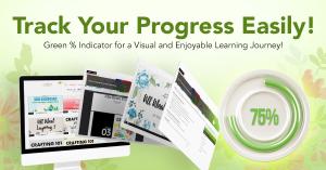 With the new and improved Altenew Academy platform, students can track their learning progress easily.