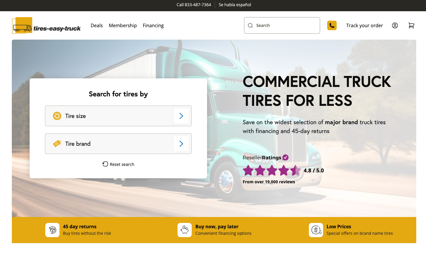 Tires Easy Truck Unveils Redesigned site for an Enhanced Online Tire