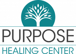 The logo of a healing tree for Purpose Healing Center shows the concept of accredited addiction treatment and dual diagnosis programs in Arizona