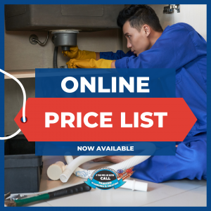 Plumbing price list now available