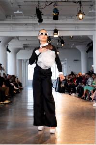 Elton Ilirjani for Jemma Russo at GFC NYFW 2024 (Photo credit: BFA / Michelle Kammerman)
