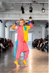 Elton Ilirjani for Agatha Ruiz de la Prada (Tristan Ramirez) (Photo credit: BFA / Michelle Kammerman)