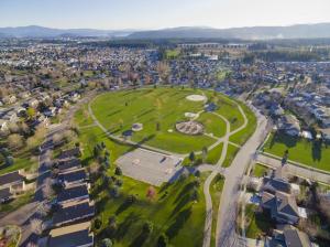 Coeur d'Alene Place Park Aerial View
