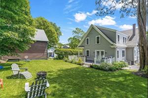 A rear home addition, traditional style