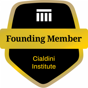 Cialdini Institute Founding Member Badge