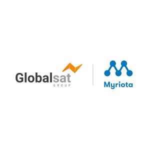 Globalsat & Myriota logos
